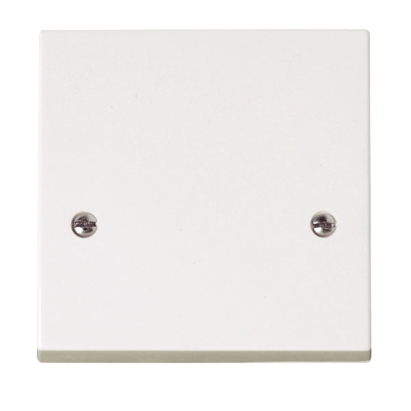 White Square Edge 45A Connection Plate 1pc