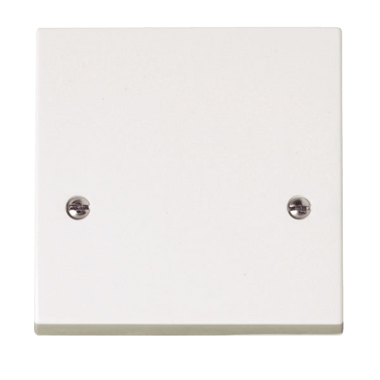 White Square Edge 45A Connection Plate 1pc