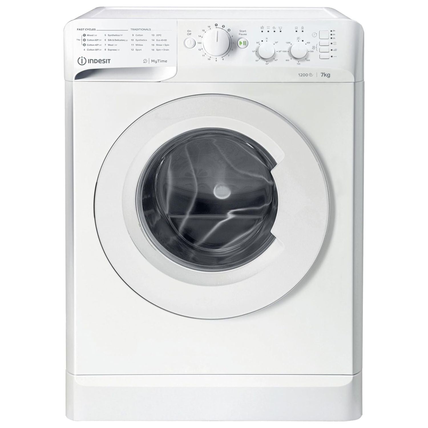 7kg Washing Machine - white