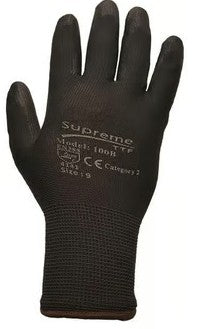 Supreme TTF Black 219 100B PU Coated Dexterity Gloves