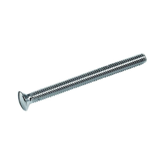 M3.5mm x 50mm Socket Screw Countersunk Slotted Machine Nickel Plated [Pack=25]