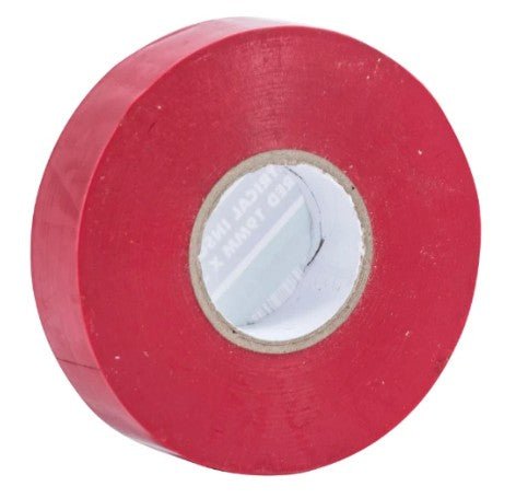 Red PVC Insulation Tape Flame Retardant 19mm x 33m