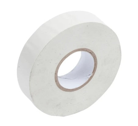 White PVC Insulation Tape Flame Retardant 19mm x 33m