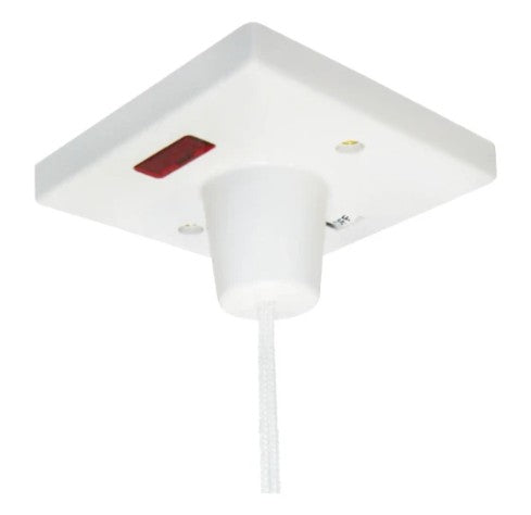 45A Double Pole Isolator Ceiling Pull Switch Neon
