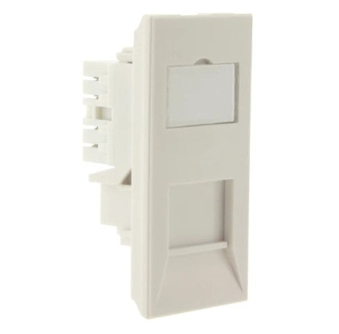 Euro Data Network Module CAT5E 25x50mm