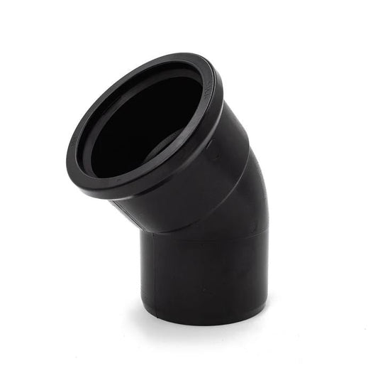 110mm Soil 45° Bend (Single Socket)