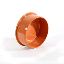 Orange Soil Socket Plug - 110mm