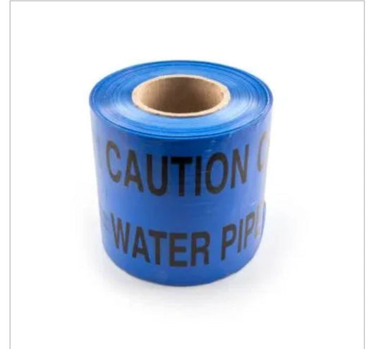 €œWater Pipe Below€� Underground Marker Tape