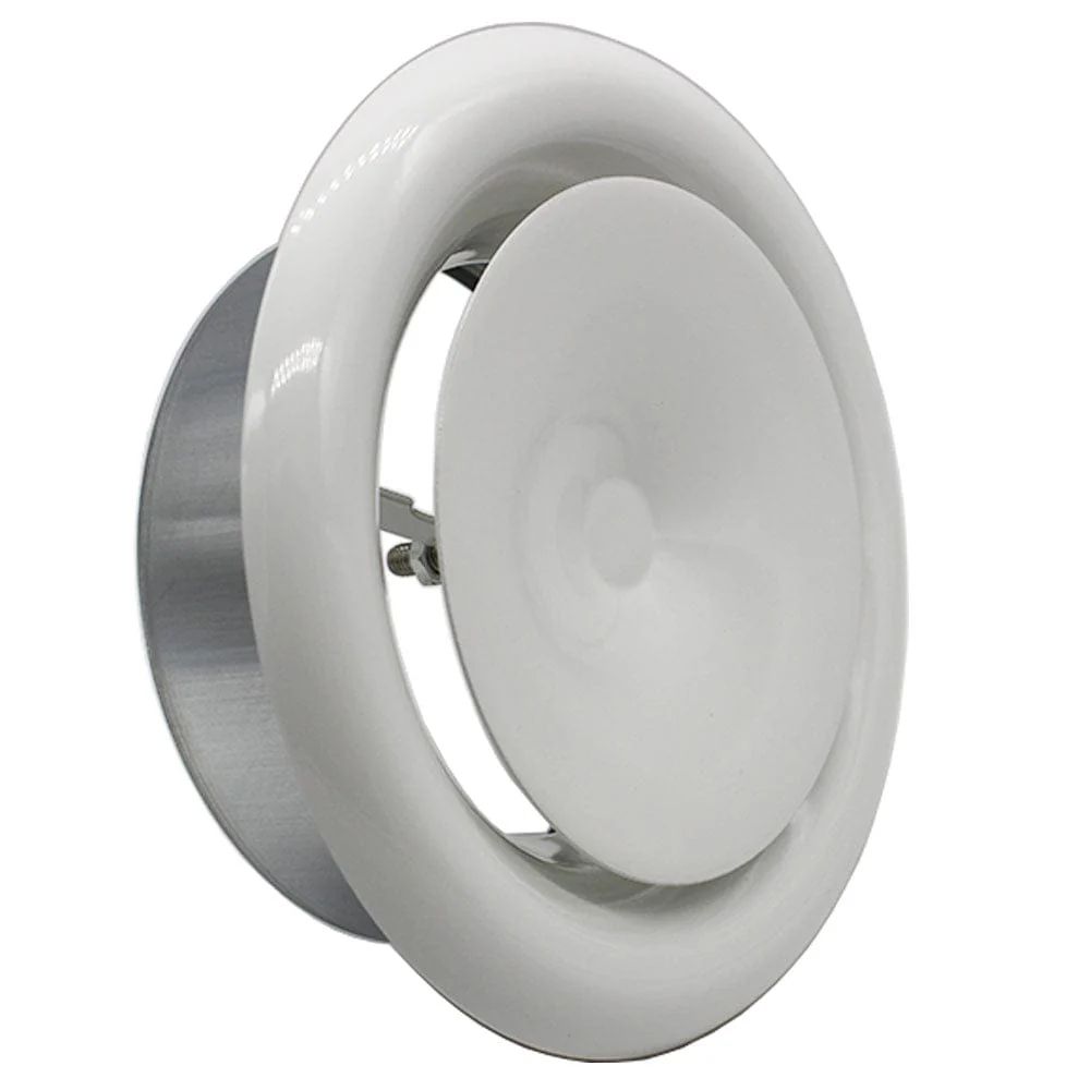 Plastic Round Ceiling Valve with Retaining Ring