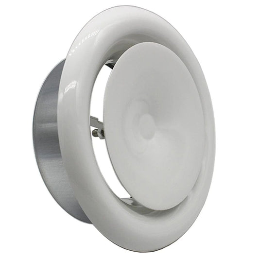 Plastic Round Ceiling Valve with Retaining Ring
