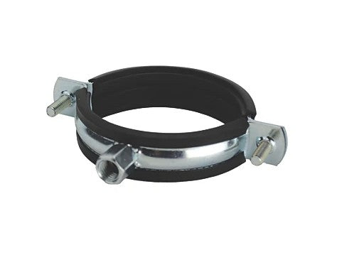 Tesla 75-80mm Rubber Lined Pipe Clips 2 pack