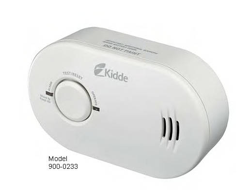 Portable Battery Operated Carbon Monoxide Detector